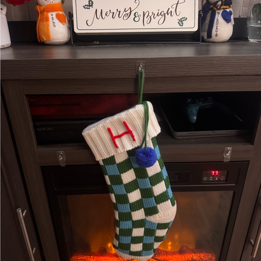 Ashland Stocking with Hand Embroidered Initial/Name